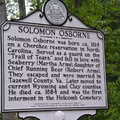 Solomon Osborne Highway Marker
