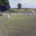 View across cemetery