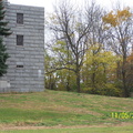 Side view of columbarium