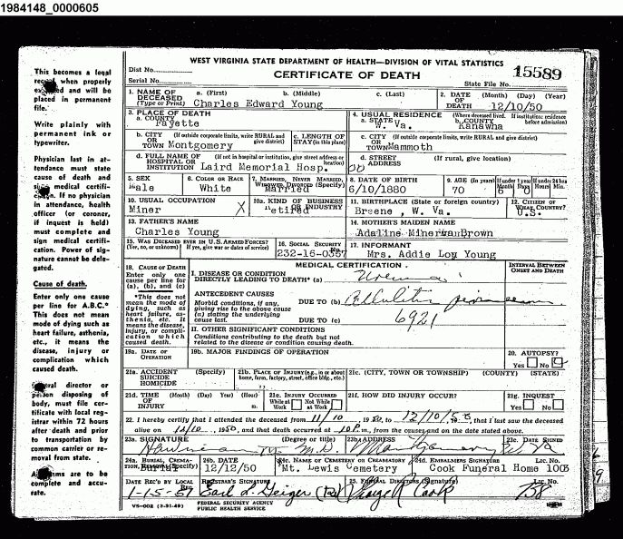Charles Edward Young II - Death Certificate.gif
