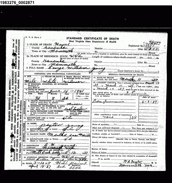 George William Young - Death Certificate.gif
