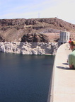Lake Mead side of dam