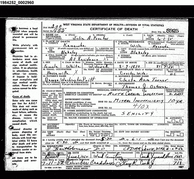 Julia Ann Osborne - Death Certificate.gif