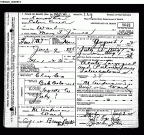 Mary James - Death Certificate